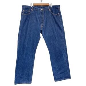 VTG Levis 501 Jeans Mens 44x32 Button Fly Straight‎ Leg Classic Cotton 2004